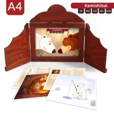 “arte dramático en papel kamishibai butai laminas narracion oral cuentacuentos