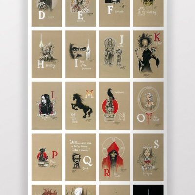 POSTER The ABC of Edgar Allan Poe